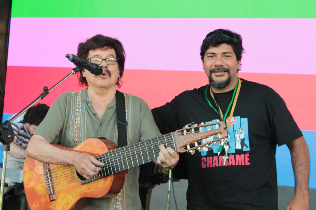 Ramón Ayala y Joselo Schuap